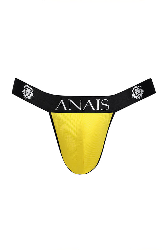 Jock strap homme tissu texturé jaune Tokio Anaïs for Men