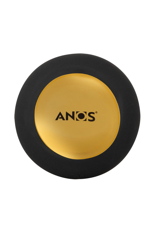 Plug anal vibrant à perles rotatives télécommandé Anos
