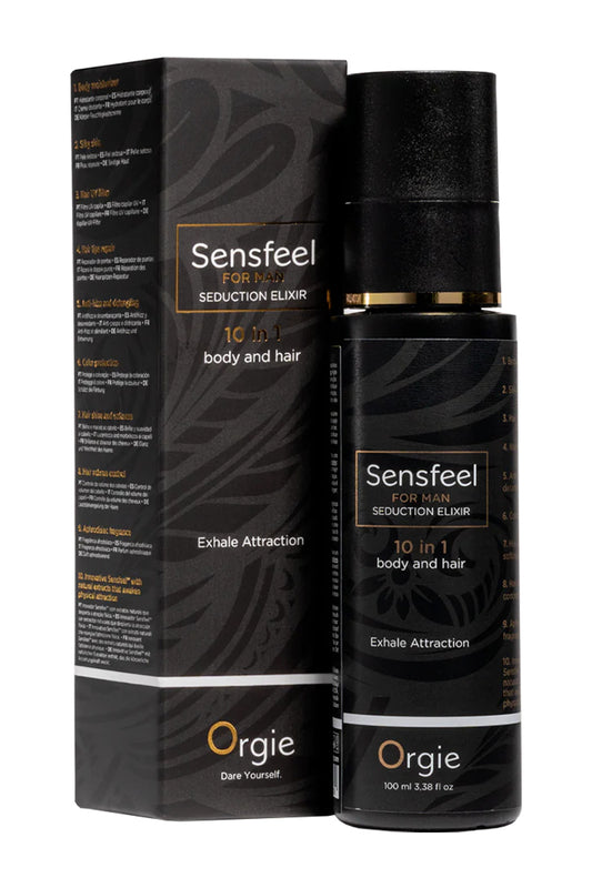 Lotion parfumée 10 en 1 corps et cheveux Sensfeel for Man Orgie