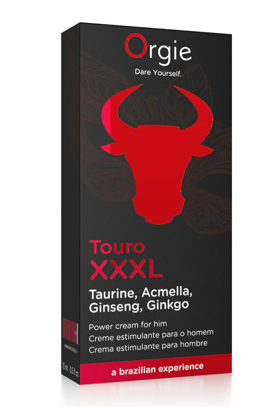 Crème stimulante pour homme effet vibrant Touro XXXL Power Orgie