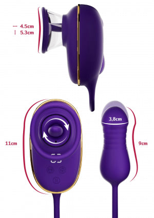 Stimulateur clitoridien et anal · She.E.O · vue 4