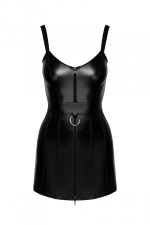Mini robe Starlet avec anneau wetlook · Noir Handmade · vue 4