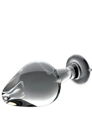 Plug anal en verre borosilicate soufflé à la main Icicles