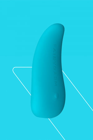 Mini vibro rechargeable ThrillLeaf bleu · Fairygasm · vue 4