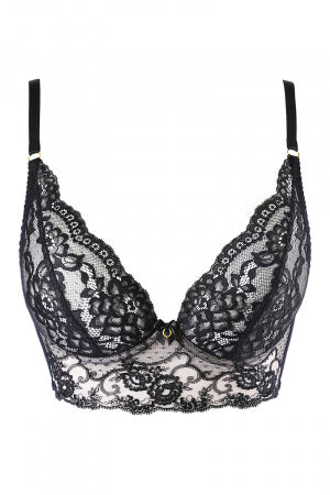 Soutien-gorge bustier noir · Axami · vue 4
