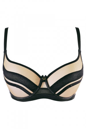 Soutien-gorge tulle noir · Axami · vue 4
