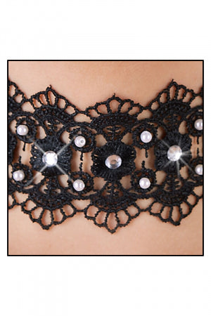 Collier brodé avec strass · Cotelli Accessoires · vue 4