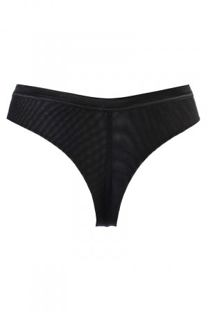 String tulle et dentelle noir · Axami · vue 4
