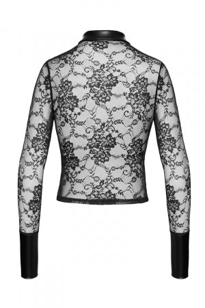 Chemise dentelle Noirelle · Noir Handmade · vue 4