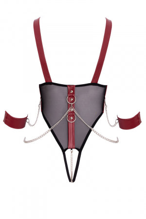 Body de bondage ouvert et seins nus Cottelli Bondage · Cotelli Accessoires · vue 4