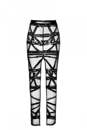 Jupe longue fendue Bondesque · Noir Handmade · vue 4