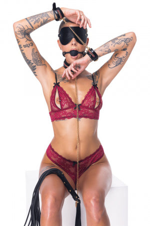 Ensemble 7 pièces Fetish SM noir · Bad Kitty · vue 4