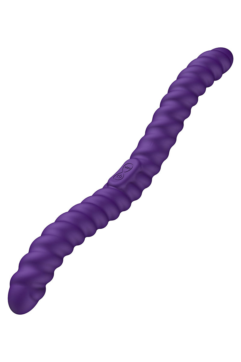 Double dong vibrant et flexible texturé She E-O