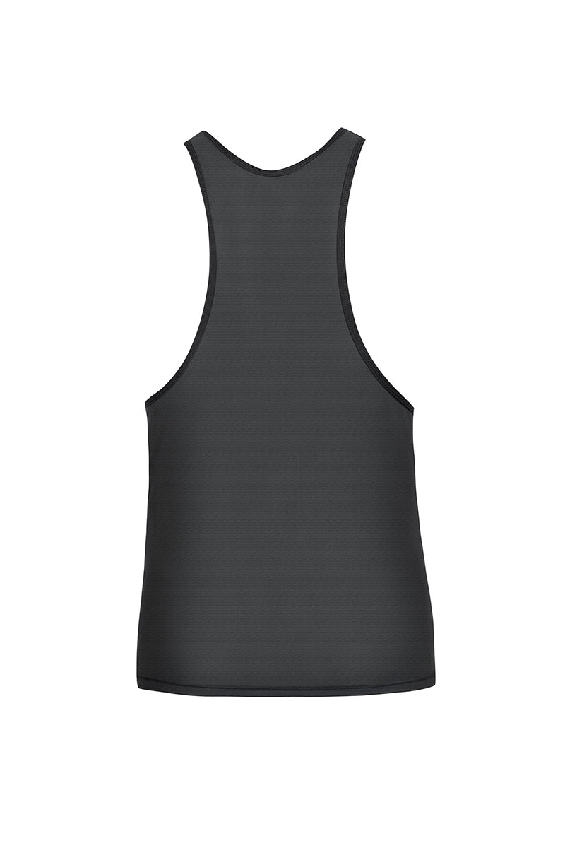 Débardeur homme tulle transparent Eros noir Anaïs for Men