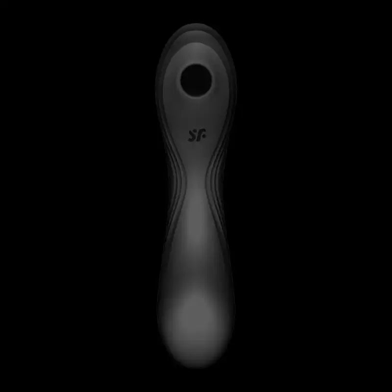Vibromasseur Satisfyer Curvy Trinity 4 noir, un accessoire de plaisir pour le clitoris et le vagin