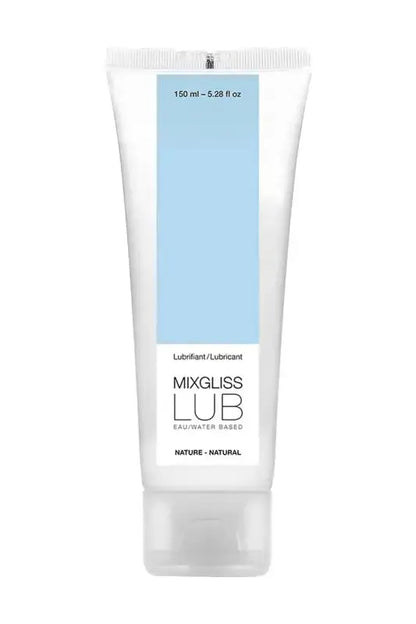 Lubrifiant Mixgliss eau - Lub Nature en tube de 70ml et 150 ml, produit intime à base d'eau.