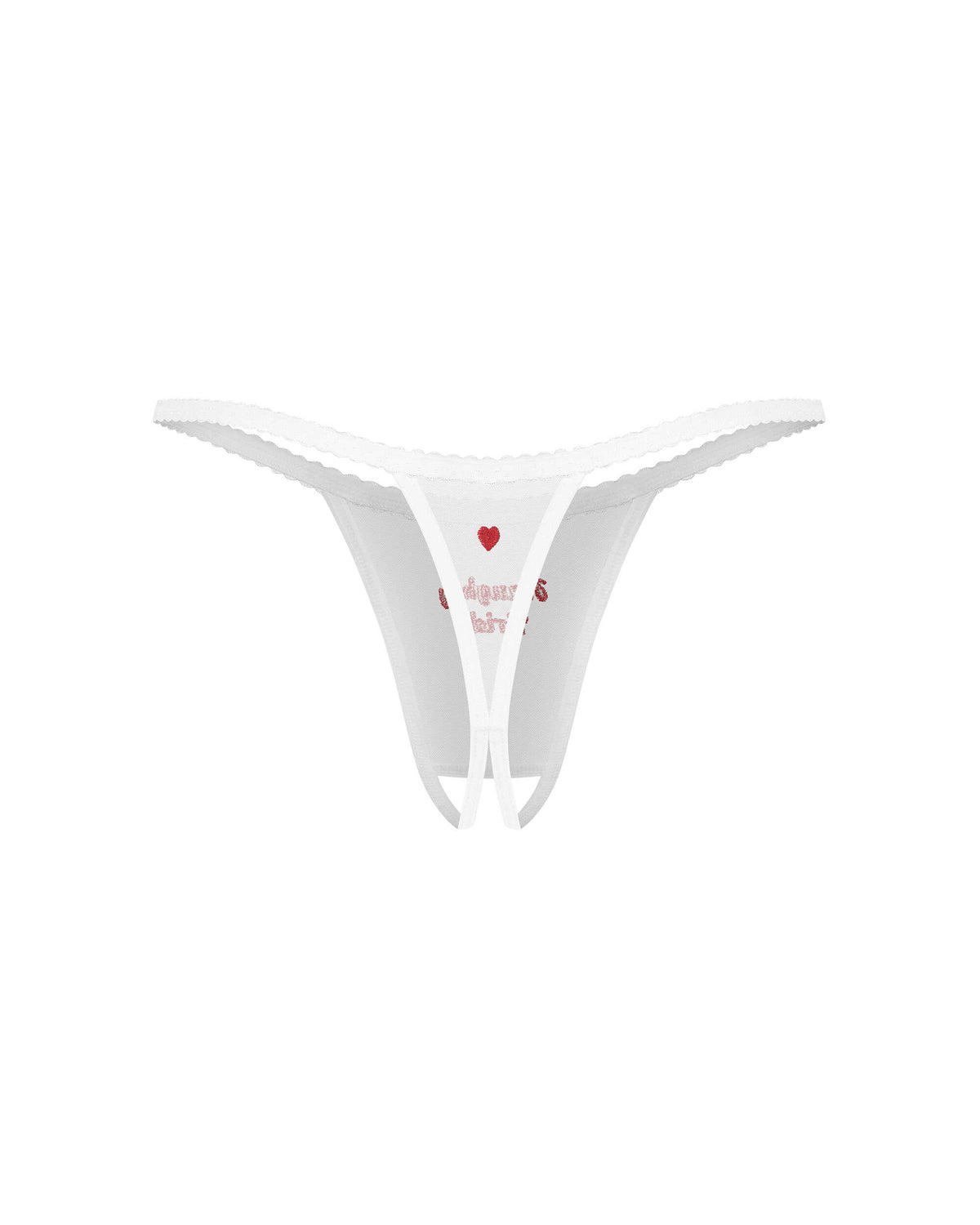 Weddya Bride string ouvert blanc · Obsessive · vue 4