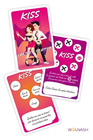 Cartes à gratter Kiss · Fun Novelties