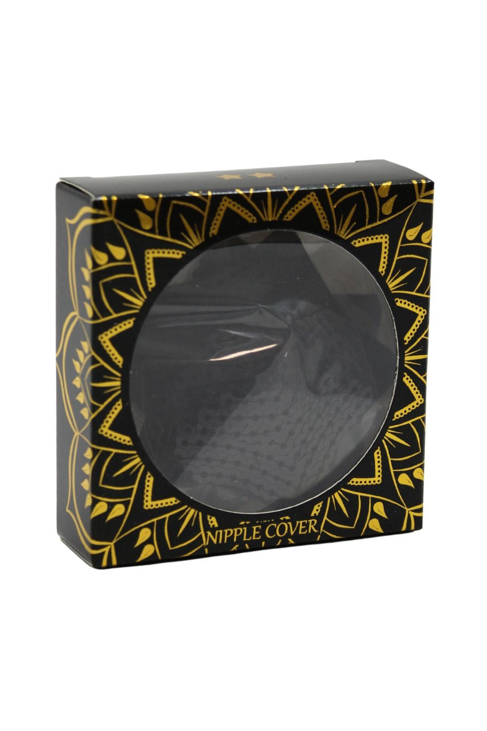 Paire de cache tétons adhésifs étoile pailletée sequin noir · Be Lily Accessories · vue 4