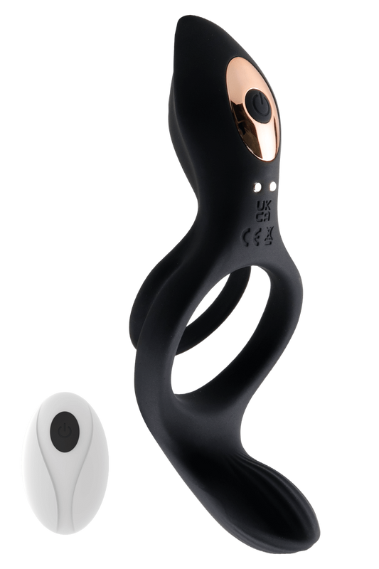 TITAN Cockring Vibrant Télécommandé · Coeur Ardent