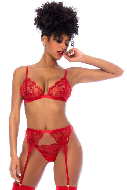 Ensemble 3 pièces rouge · Mapalé