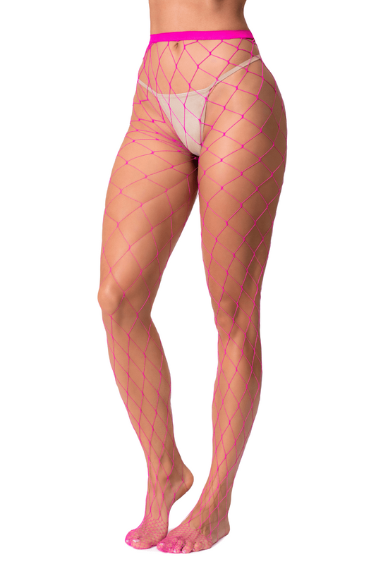 Collant large maille rose · Mapalé
