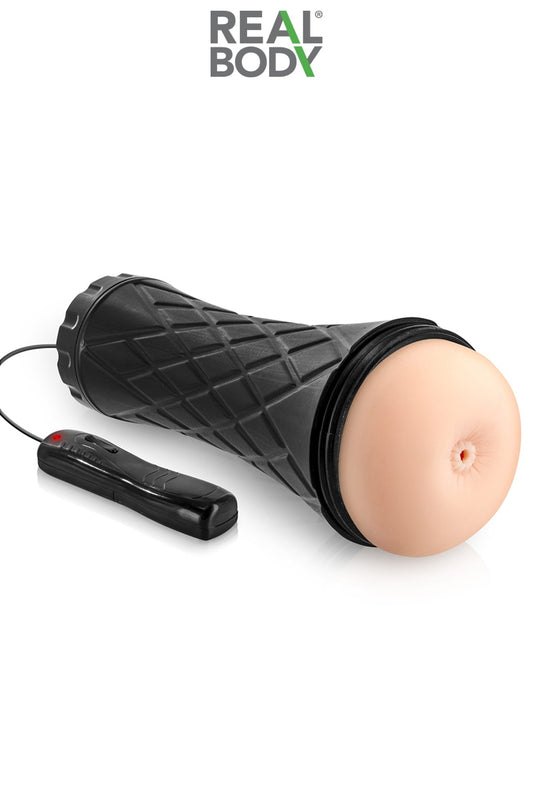 Masturbateur vibrant réaliste forme anus 7 modes Real Body