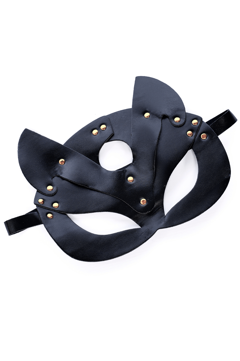 Masque félin en similicuir aux courbes pointues Mapalé