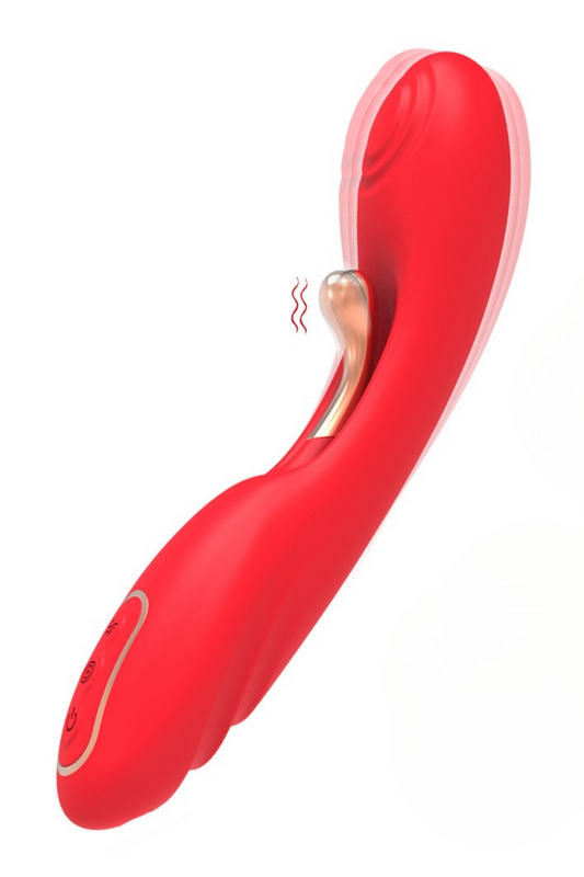 Vibromasseur TICKLE Double Stimulation · Coeur Ardent