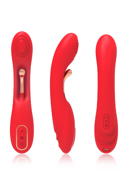 Vibromasseur TICKLE Double Stimulation · Coeur Ardent · vue 4
