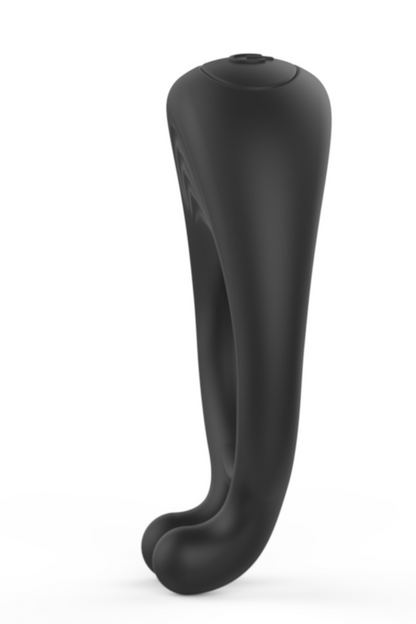 OCTAVE, Cockring Noir dans un silicone médical doux avec 1 mode de vibration · Coeur Ardent · vue 3