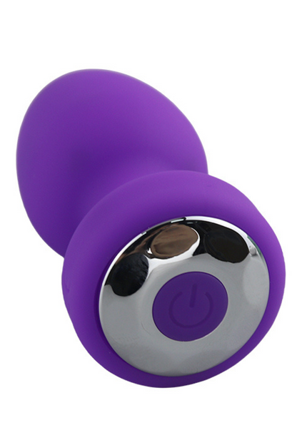 Plug Anal Vibrant Télécommandé SHAKY Violet · Coeur Ardent · vue 3