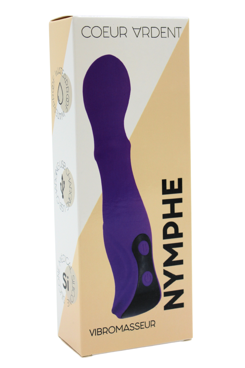 Vibromasseur NYMPHE Haute Précision à Double Action · Coeur Ardent · vue 2