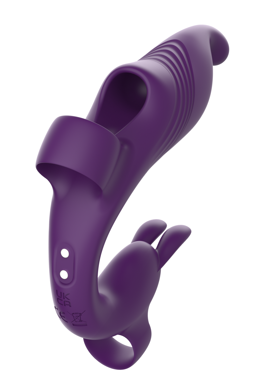 Doigt Vibrant à Double Moteur INFERNO · Coeur Ardent · vue 3