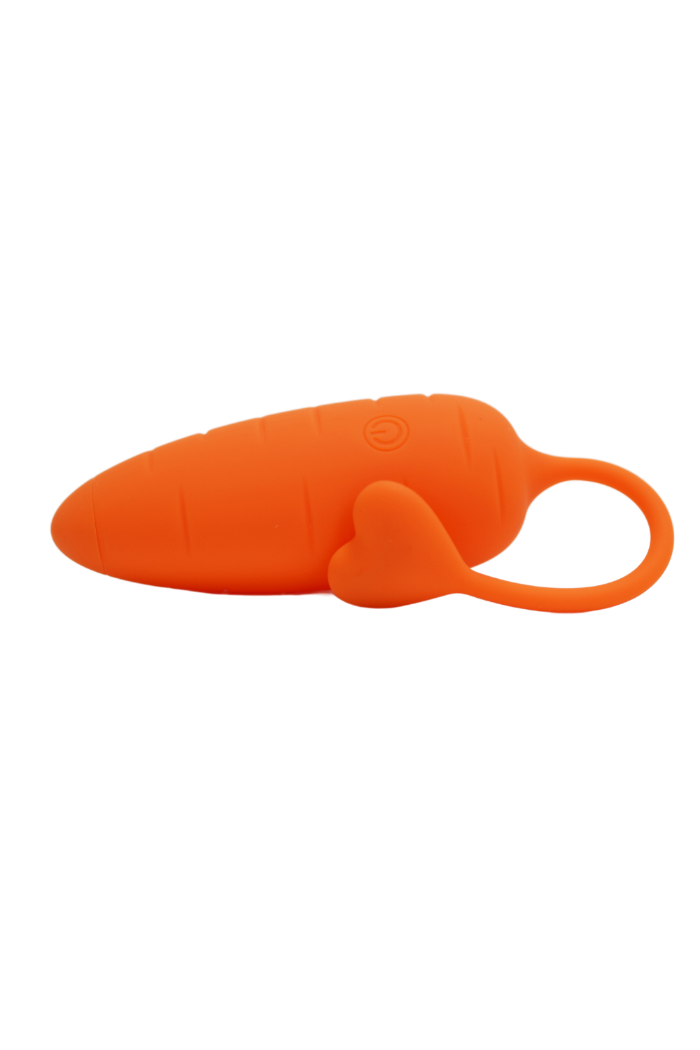 CARROT, Un Œuf vibrant avec télécommande, couleur et forme Carotte en silicone médical · Coeur Ardent · vue 3