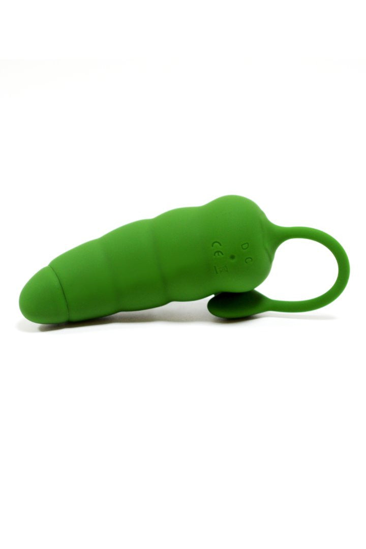 PIMENTO, Un Œuf vibrant avec télécommande, couleur et forme Piment en silicone médical · Coeur Ardent · vue 3