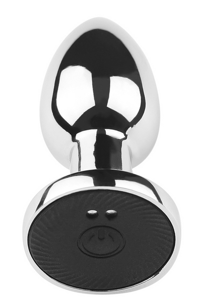 Plug vibrant acier inoxydable anal taille S avec télécommande, USB BOOTY · Coeur Ardent · vue 3