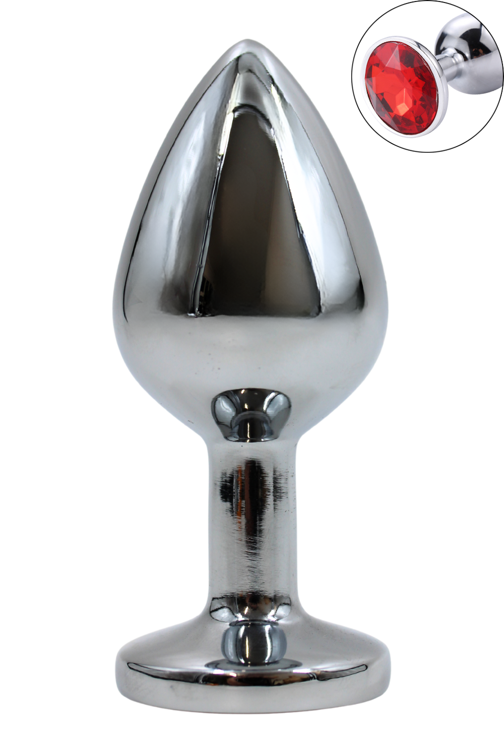 Plug bijou en aluminium bijou rouge Medium HELIRA · Coeur Ardent