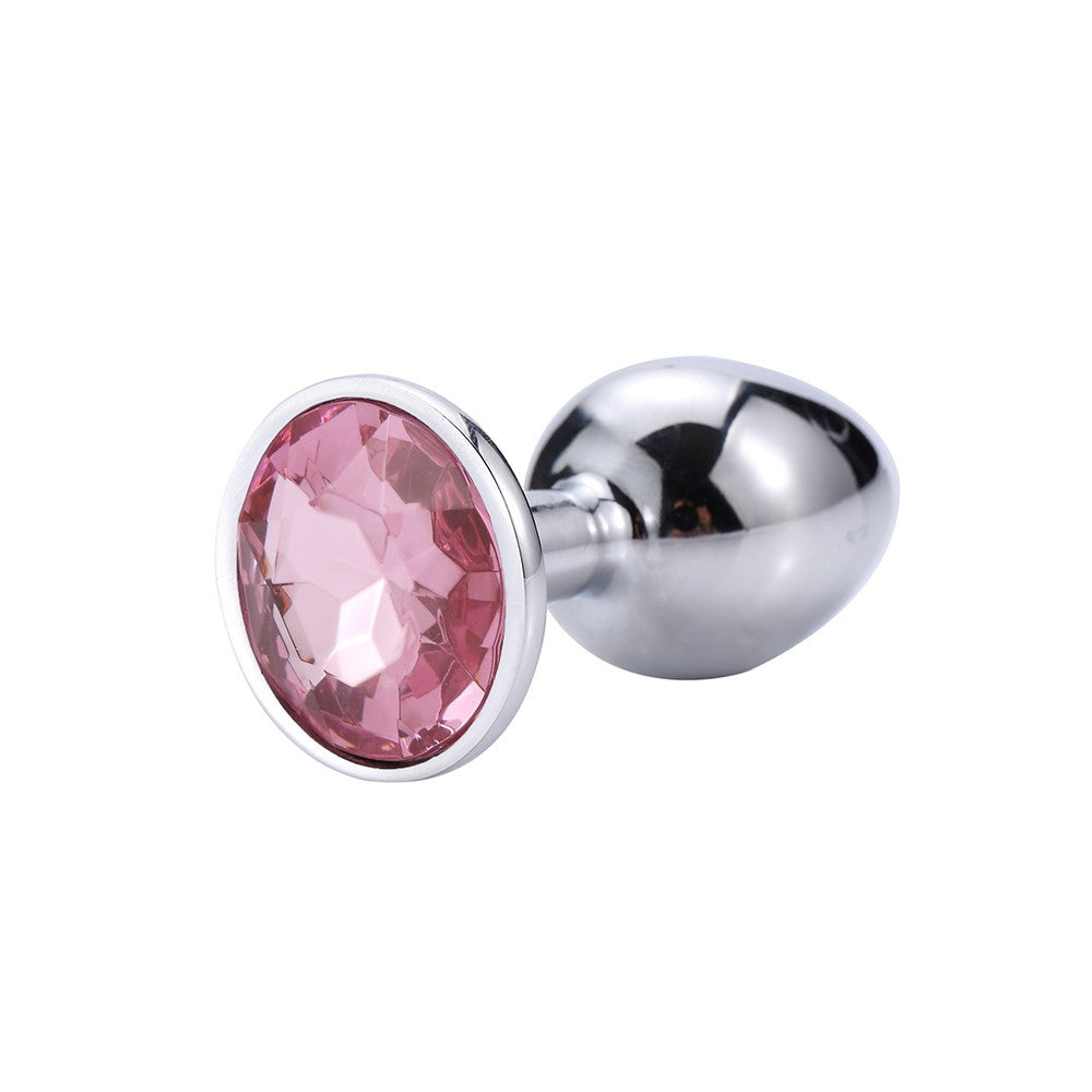 Plug bijou en aluminium bijou rose Small HELIRA · Coeur Ardent · vue 3