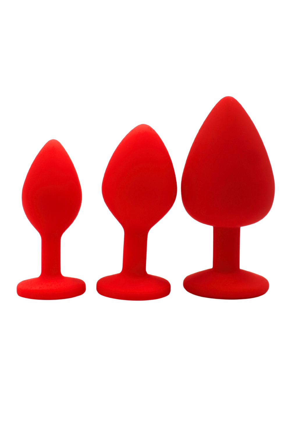 Plug rouge bijou cristal Medium CHERRY · Coeur Ardent · vue 5