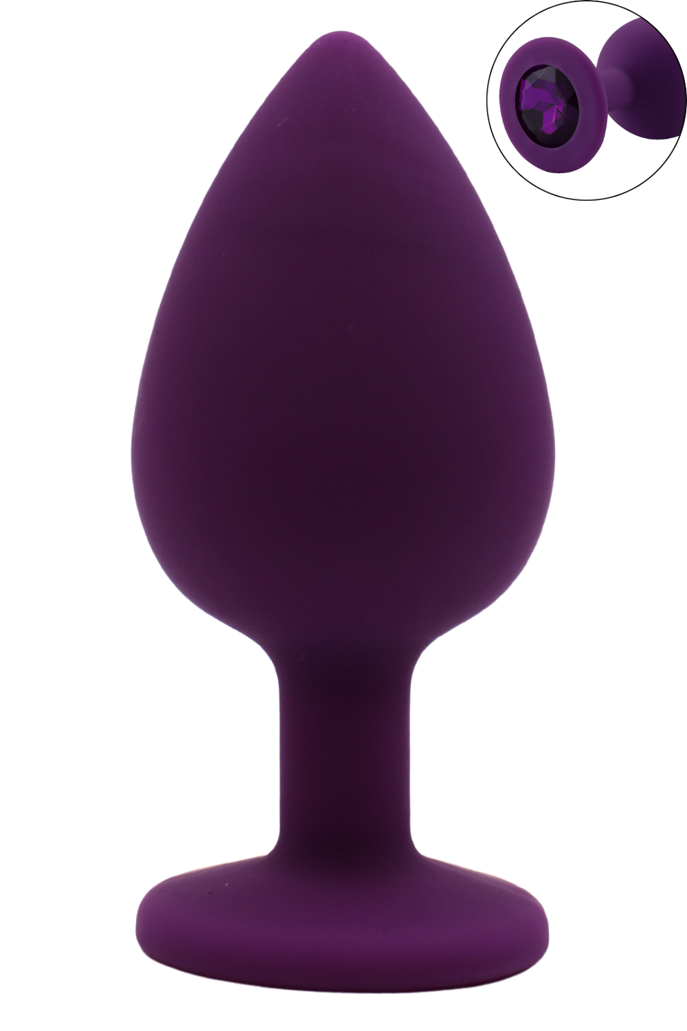Plug bijou violet Large PURPY · Coeur Ardent