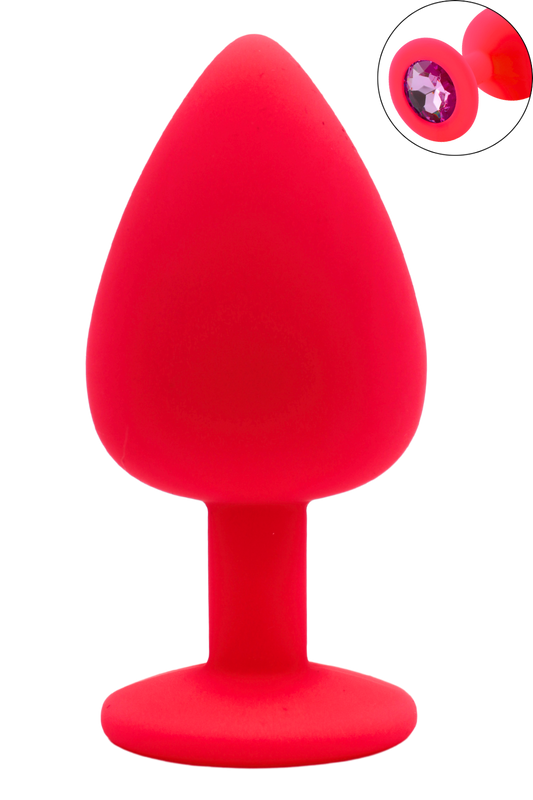 Plug bijou rose Large PINKY · Coeur Ardent