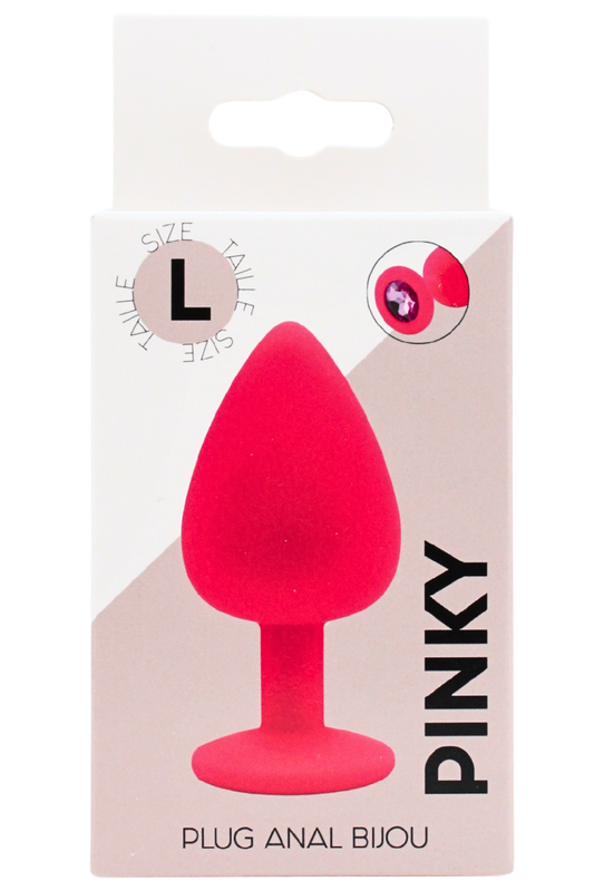 Plug bijou rose Large PINKY · Coeur Ardent · vue 2