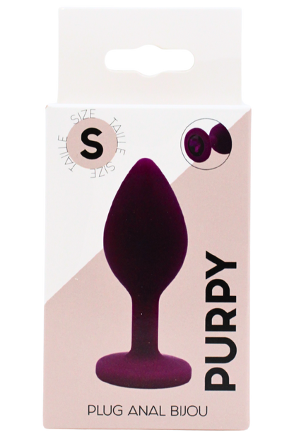 Plug bijou violet Small PURPY · Coeur Ardent · vue 2