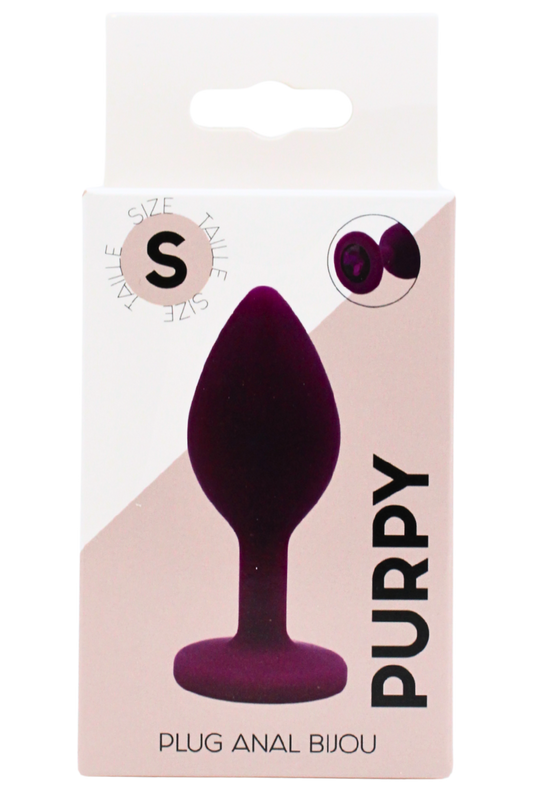 Plug bijou violet Small PURPY · Coeur Ardent · vue 2