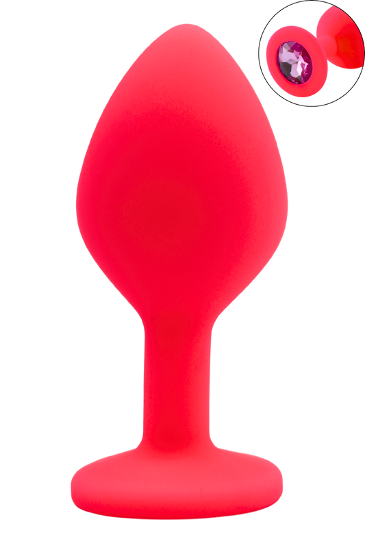 Plug bijou rose Medium PINKY · Coeur Ardent