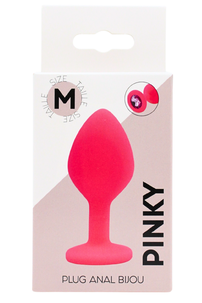 Plug bijou rose Medium PINKY · Coeur Ardent · vue 2
