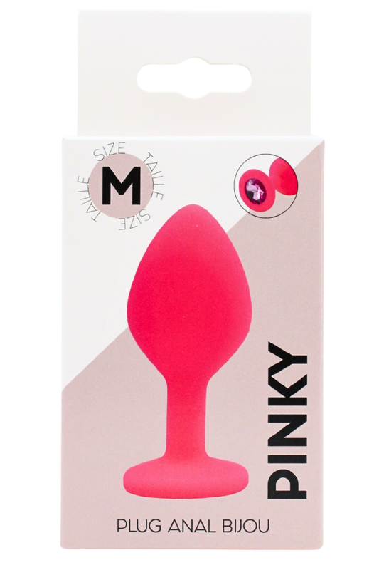Plug bijou rose Medium PINKY · Coeur Ardent · vue 2