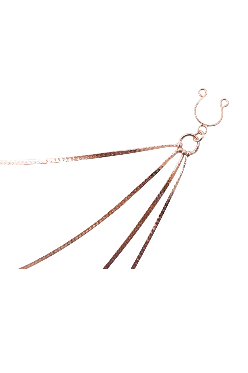 bijou pinces tétons avec 4 chainettes doré rose · Be Lily Accessories · vue 4