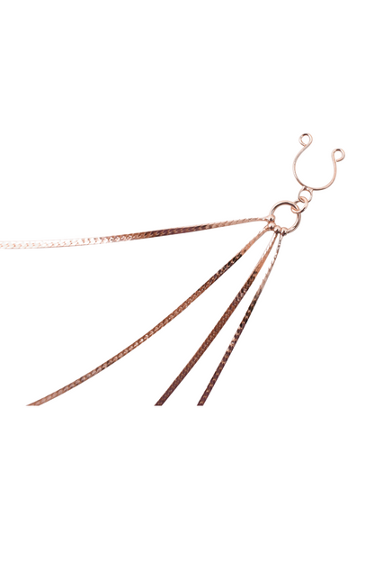 bijou pinces tétons avec 4 chainettes doré rose · Be Lily Accessories · vue 4